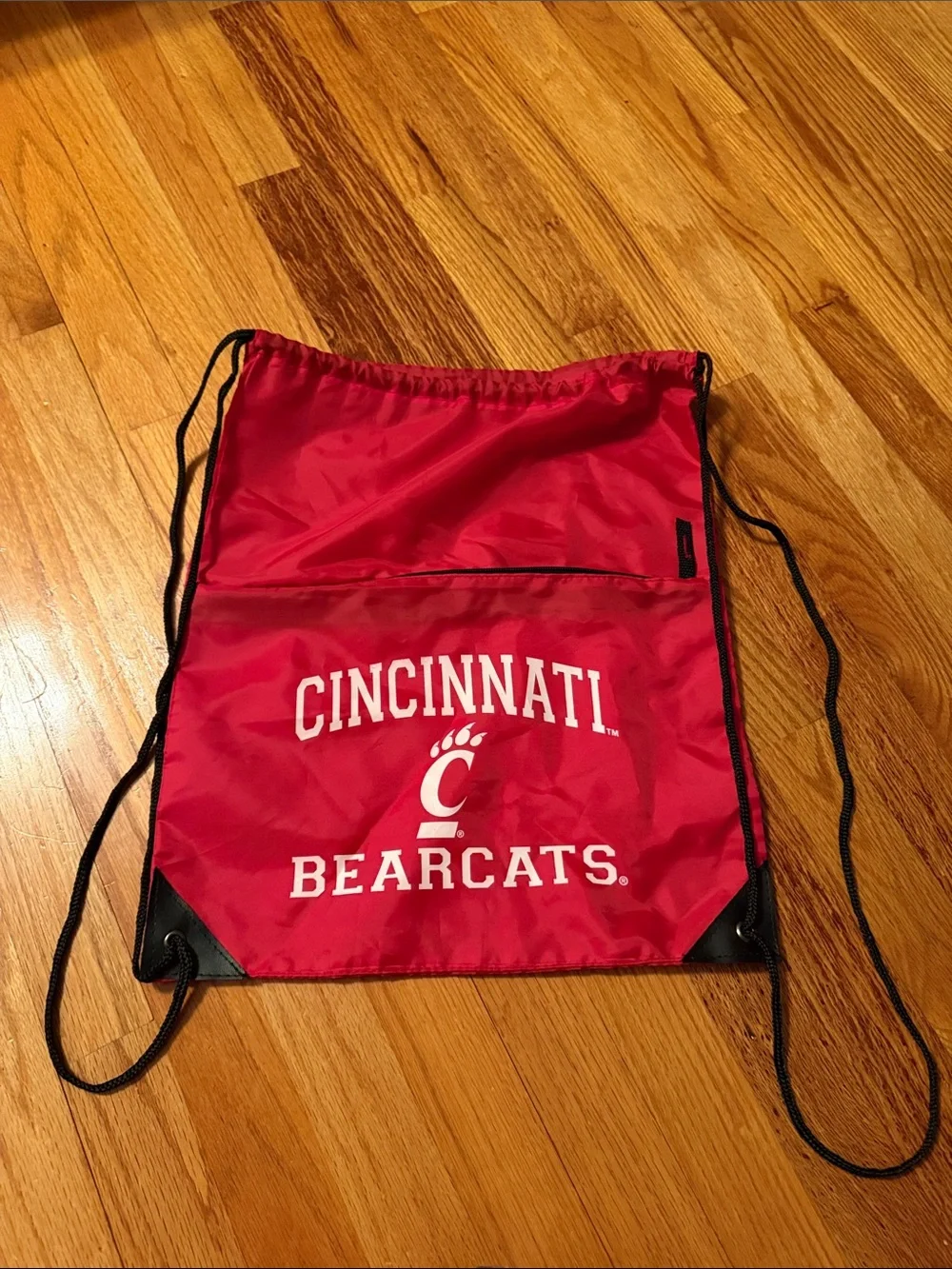 Cincinnati Bearcats Red Drawstring Gym Bag